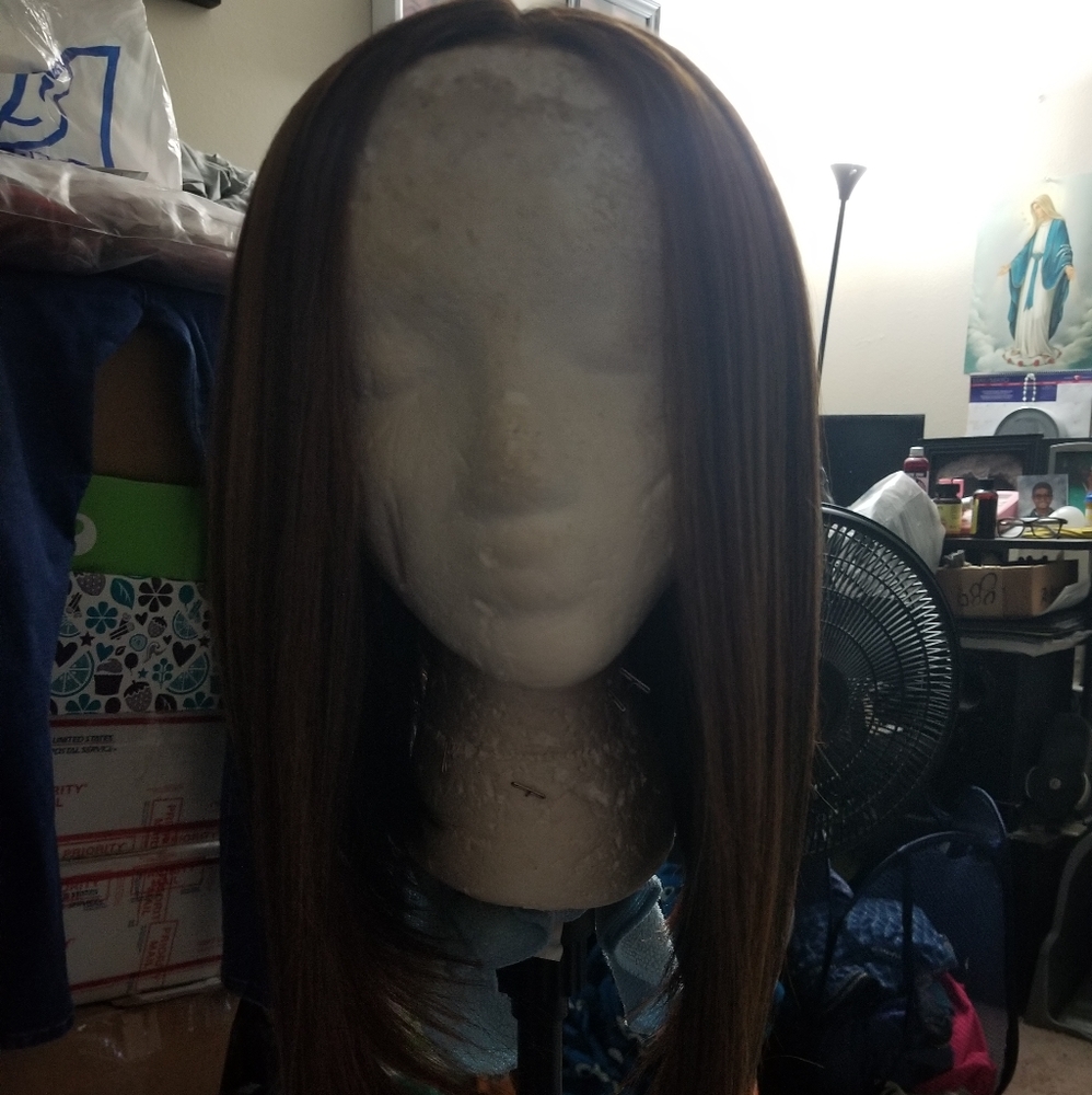 Lace front wig